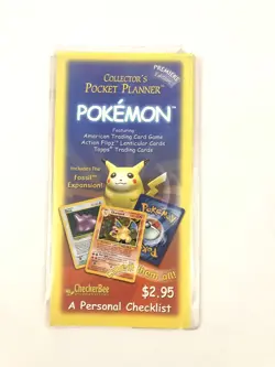 Pokemon Collector's Pocket Planner Premiere Edition Trading Card Checklist Guide - Image 1
