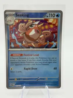 Pokemon TCG Seaking Master Ball Reverse Holo Card 21/131 Prismatic Evolutions - Image 1
