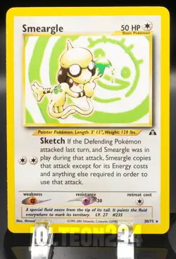Pokemon TCG Card - Smeargle 30/75 Neo Discovery Rare Vintage - Image 1