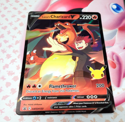 Pokemon Jumbo Card Lot 8 Cards! Blastiose, Charizard, Sylveon Tag Team & Binder! - Image 4