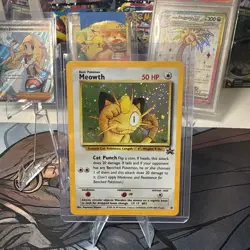 Pokemon Meowth TCG Black Star Promos Holo Card Wizards Black Star Promos 10 - Image 1