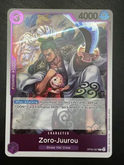 Zoro-Juurou OP05-067 R Awakening of the New Era One Piece Card TCG English - Image 1