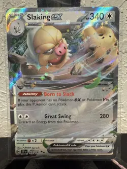 Pokemon TCG Slaking EX 147/191 Surging Sparks Double Rare Card (NM Condition) - Image 1