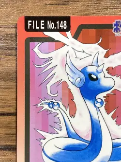 Pokemon Carddass Card Dragonair File No.148 Bandai Pocket Monsters 1997 - Image 3