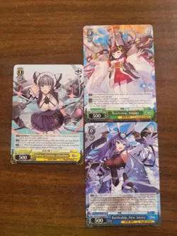 Weiss Schwarz Azur Lane Vol 2 SR/RR/rare And Common Cx Card Lot Near mint - Image 2