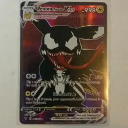 Venom Pikachu Pokemon Fan Art Custom Card - Image 1