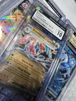 Pokemon TCG Greninja EX Holo Card Twilight Masquerade 106/167 CGC 10 Gem Mint - Image 1
