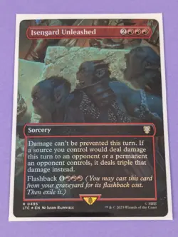 MTG: The Lord of the Rings: Isengard Unleashed Borderless Foil #0495 Rare - NM - Image 1