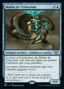 Maitre de l'etherium Master of Etherium NEC MTG Magic VF - Image 1