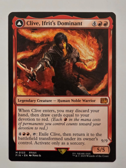 Clive, Ifrit's Dominant M0133 Regular Final Fantasy Magic the Gathering NM - Image 1