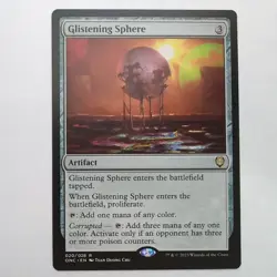 MTG Glistening Sphere (ONC) Commander: Phyrexia: All Will Be One Regular Rare 20 - Image 1