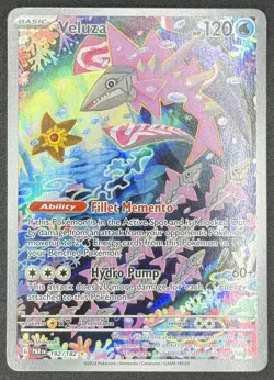 Veluza 192/182 Pokemon TCG SV04: Paradox Rift Illustration Rare Near Mint - Image 1