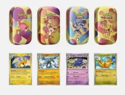 PACK 1 Pokemon 4 Mini Tins + 4 Promo Cards - 151 SAMS CLUB - Image 2