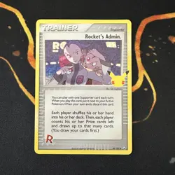 Pokemon TCG Celebrations Rocket's Admin 86/109 Holo Rare - NM/ MINT - Image 1