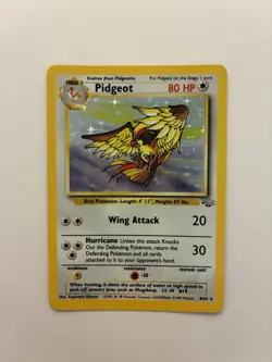 Pokemon TCG Pidgeot Jungle Holo Card 8/64 Unlimited Rare - Image 1