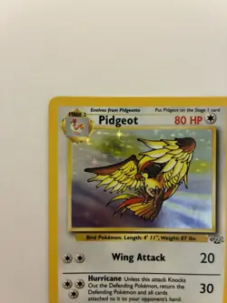 Pokemon TCG Pidgeot Jungle Holo Card 8/64 Unlimited Rare - Image 2