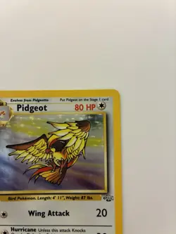 Pokemon TCG Pidgeot Jungle Holo Card 8/64 Unlimited Rare - Image 5