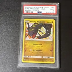 Pokemon 2017 Shinning Legends SLG Shining Rayquaza Rare Shining Holo #56 Psa9 - Image 1