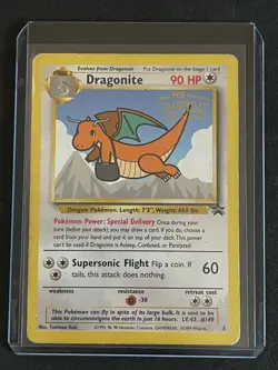 Pokemon Black Star Promo Dragonite 5 Kids WB Stamp - Image 1