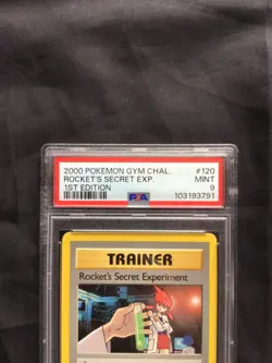 Pokemon: Gym Challenge 1st Ed. Uncommon Rocket's Secret Experiment 120/132 PSA 9 - Image 3