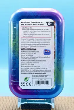 Pokemon Scarlet & Violet Prismatic Evolutions Mini Tin Flareon New Sealed💥 - Image 2