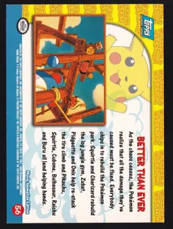 Better Than Ever - 56 - Topps Pokemon Movie Pikachu's Vacation 1999 - Image 2