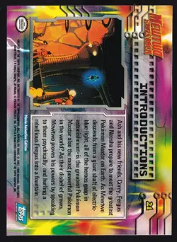 NM Pokemon TOPPS Mewtwo Strikes Back Movie Non Holo Introductions #21 - Image 2