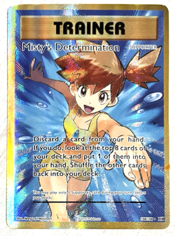 Misty's Determination - Pokemon- 108/108 - XY Evolutions Full Art Holo MINT - Image 1
