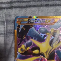Alakazam EX 125/124 XY Fates Collide 2016 Secret Rare Pokemon some whitening - Image 2