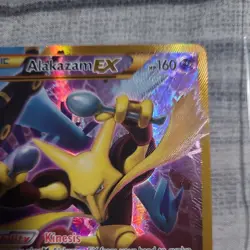 Alakazam EX 125/124 XY Fates Collide 2016 Secret Rare Pokemon some whitening - Image 3