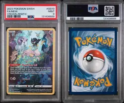 2023 Pokemon Mew #GG10 Crown Zenith Galarian Gallery Full Art Rare PSA 9 Mint - Image 3