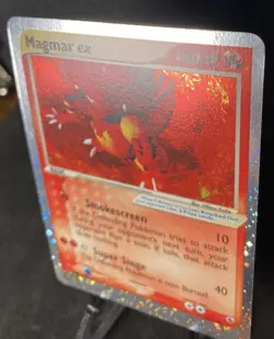 Pokemon Tcg Magmar EX 100/109 Ruby and Sapphire Holo LP - Image 2