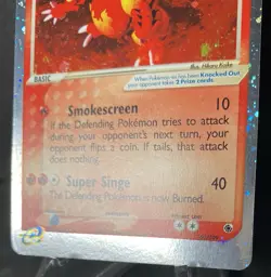 Pokemon Tcg Magmar EX 100/109 Ruby and Sapphire Holo LP - Image 5