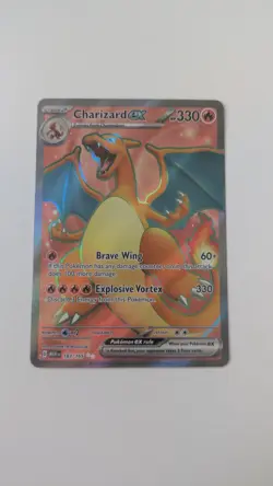 Charizard ex 183/165 Ultra Rare Pokemon TCG Scarlet & Violet 151 (MEW) Near Mint - Image 1