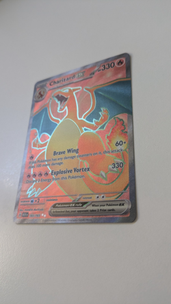 Charizard ex 183/165 Ultra Rare Pokemon TCG Scarlet & Violet 151 (MEW) Near Mint - Image 3