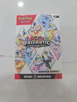 Pokemon TCG Scarlet & Violet Prismatic Evolutions Booster Bundle Factory Sealed - Image 1