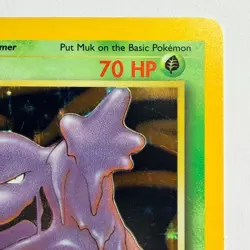Pokemon TCG Muk Holo Rare Fossil Set 13/62 WOTC Vintage 1999 - Image 3