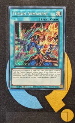 MP24-EN105 Fusion Armament Prismatic Secret Rare 1st Edition YuGiOh - Image 1