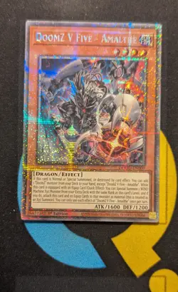 DOOD-EN009 DoomZ V Five - Amalthe Starlight Rare 1st Ed YuGiOh - Image 1