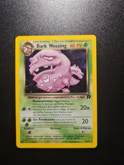 Lotto Carte Pokemon card Dark Weezing 14/82 - Team Rocket -Ita Holo Exc- - Image 1