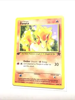 PONYTA - 64/82 - 1st Edition Team Rocket - Pokemon Card - NM - Image 1