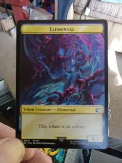 0009 Hero Creature 0021 Elemental Emblem Token Final Fantasy MTG Card FIN NM - Image 1