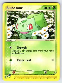 Bulbasaur 39/95 2004 EX Team Magma Vs. Team Aqua Pokemon Card Sugimori Art - Lp - Image 1