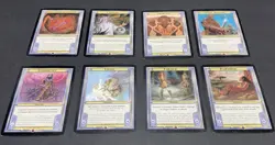 Magic The Gathering - 8 Oversized Vanguard Cards 1998 - Series #3 Complete Set - Image 1