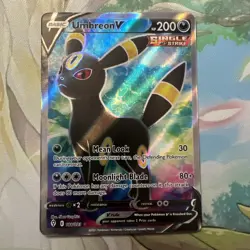 Umbreon V Full Art 188/203 Swsh07: Evolving Skies Holo Pokemon Card TCG #28 - Image 1