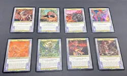 Magic The Gathering - 8 Oversized Vanguard Cards 1999 - Series #4 Complete Set - Image 1