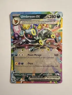 Umbreon EX 60/131 NM Pokemon Prismatic Evolutions Foil Card Rare - Image 1