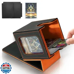 Jaffzora Card Deck Box for MTG Commander, Card Storage Box for Trading Cards, - Image 1