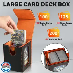 Jaffzora Card Deck Box for MTG Commander, Card Storage Box for Trading Cards, - Image 4