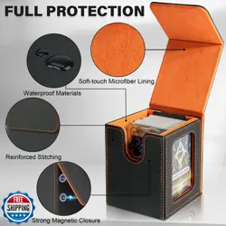 Jaffzora Card Deck Box for MTG Commander, Card Storage Box for Trading Cards, - Image 5